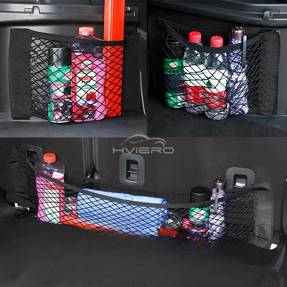 Plasă Organizator Portbagaj Auto – Buzunar Elastic Universal pentru Depozitare