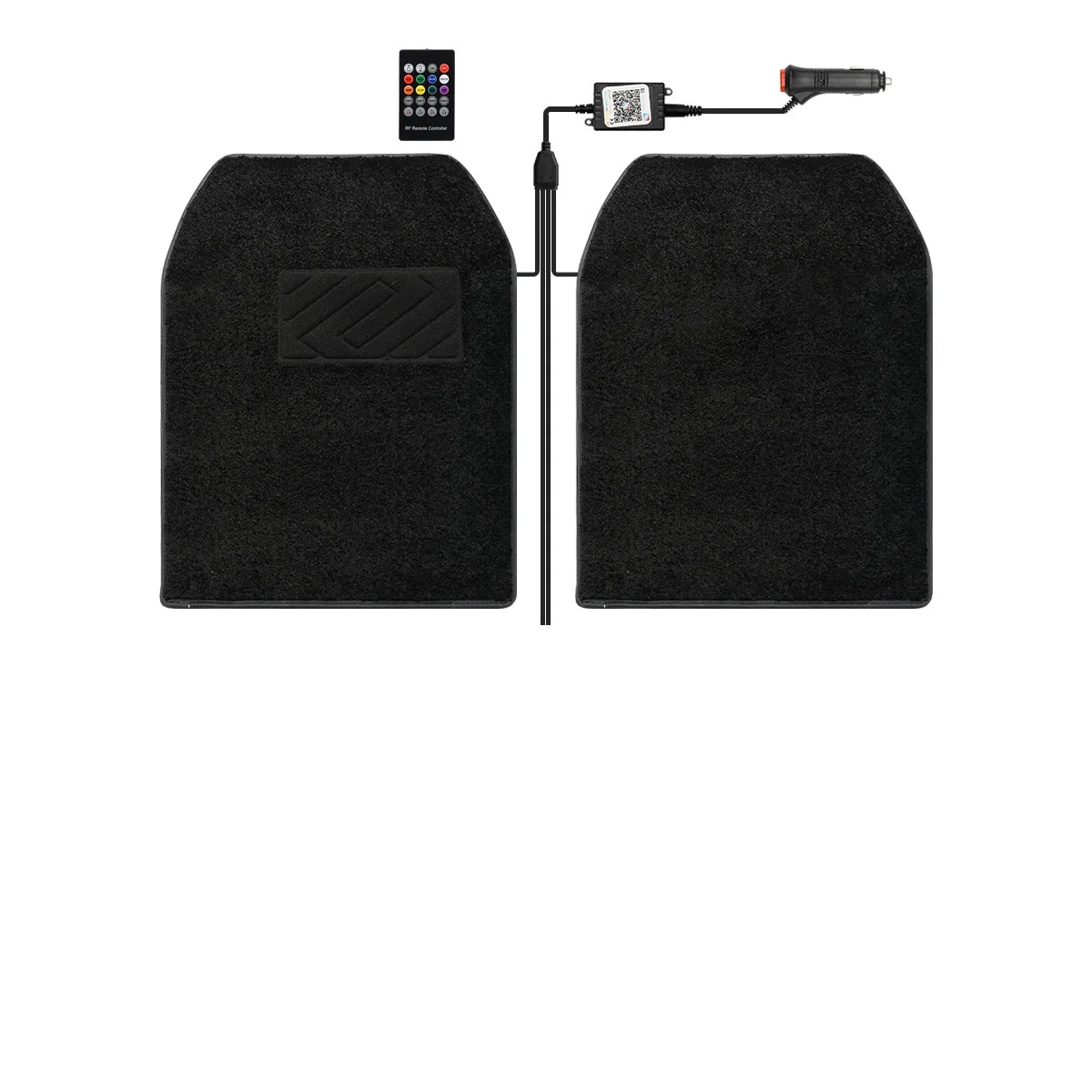 Covoraș Auto Starlight cu Lumini LED RGB - Control prin Aplicatie si Telecomandă, 12V - Vexaro.ro