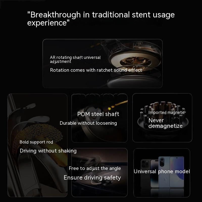 Suport Auto Magnetic pentru Telefon – Prindere Sigură în Mașină