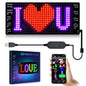 Programmable Car LED Panel – Full Color Display with Custom Text and Animations
