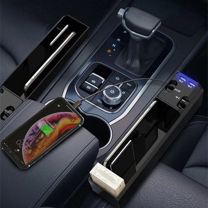Organizator Auto pentru Scaun cu Incarcare USB Integrata