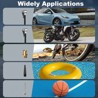 Compresor Auto Portabil 150PSI – Pompă Electrică Wireless, Acumulator 4000mAh