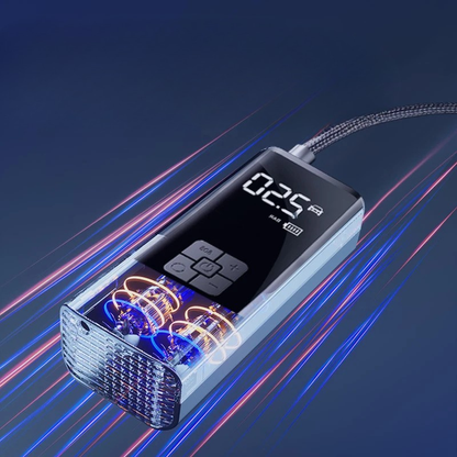 Compresor Auto Portabil 150PSI – Pompă Electrică Wireless, Acumulator 4000mAh