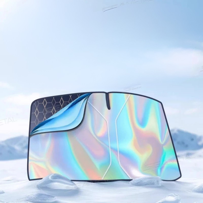 SEAMETAL Parasolar Parbriz Auto 5 Straturi – Protecție UV, Termoizolant, Pliabil, Anti-Căldură
