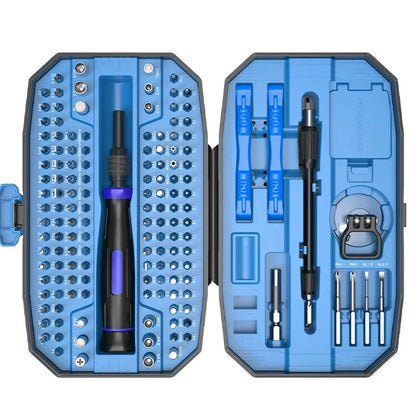 Set Șurubelnițe de Precizie STONEGO – Kit 152 în 25 în 1 pentru Laptop, Telefon și Electronică