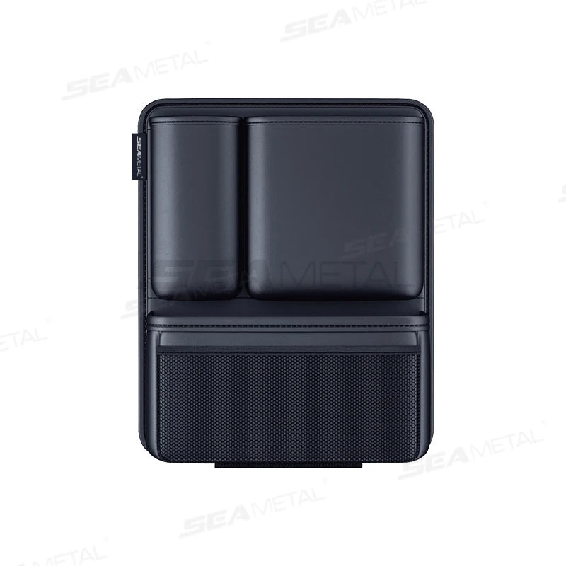 Organizator Portbagaj Auto SEAMETAL – Geantă de Depozitare din Piele Ecologică cu 4 Buzunare, Capacitate Mare