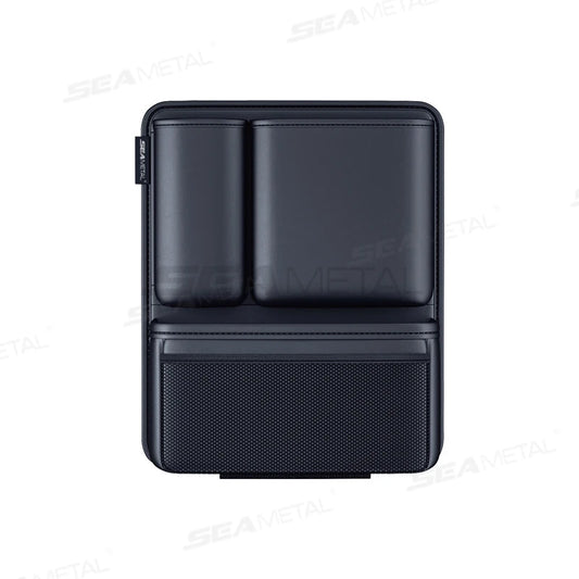 Organizator Portbagaj Auto SEAMETAL – Geantă de Depozitare din Piele Ecologică cu 4 Buzunare, Capacitate Mare