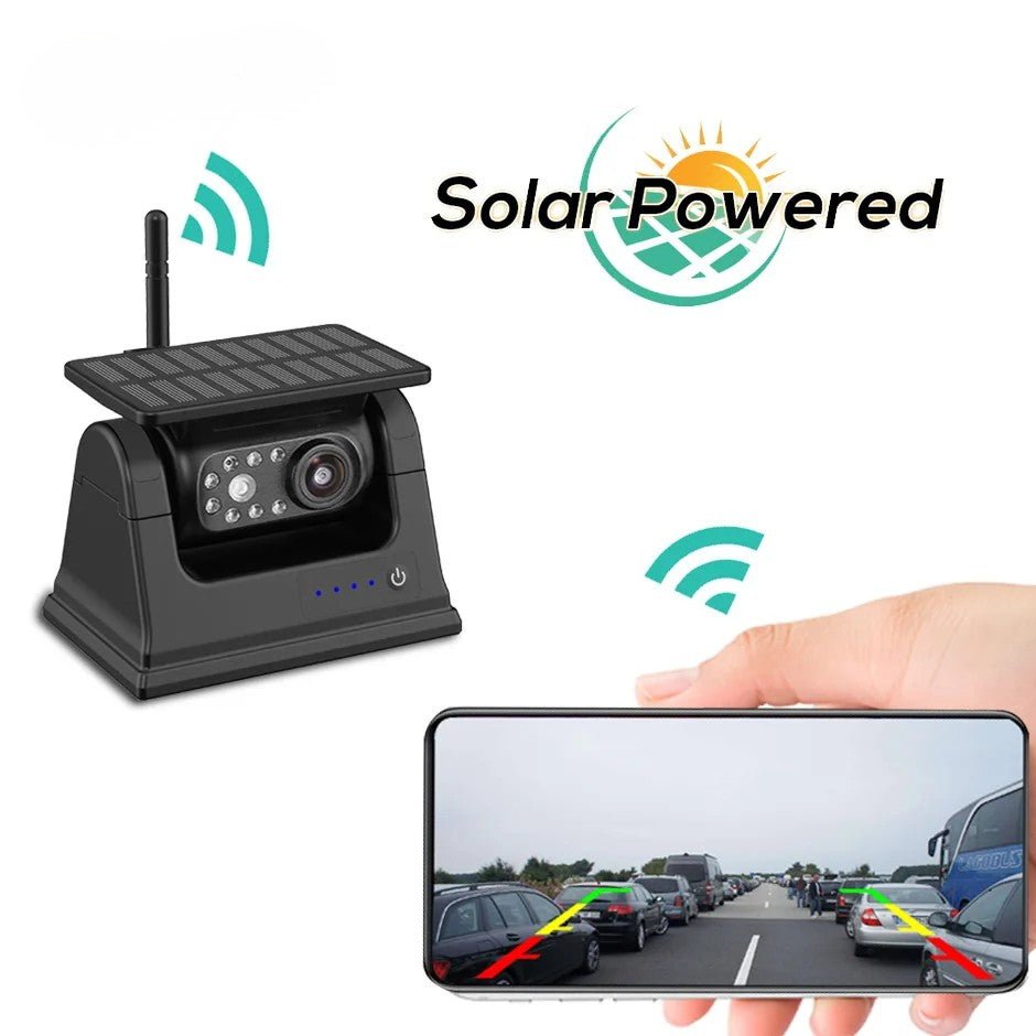 Cameră Solara Auto pentru Marsarier WI - FI cu Vedere Nocturna - Vexaro.ro