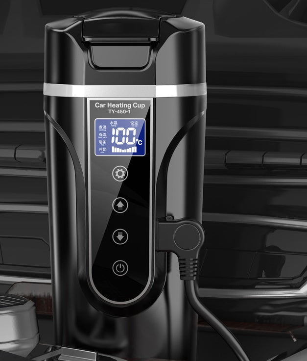 Cană Electrică Auto cu Display Digital - Vexaro.ro