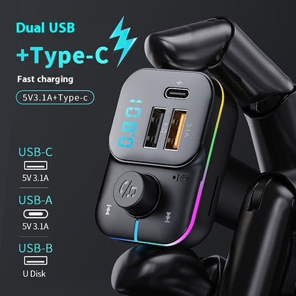 Car Bluetooth MP3 Player Charger - Vexaro.ro