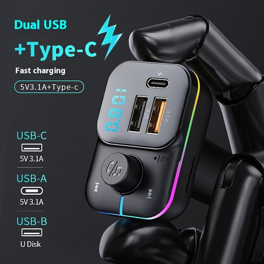 Car Bluetooth MP3 Player Charger - Vexaro.ro