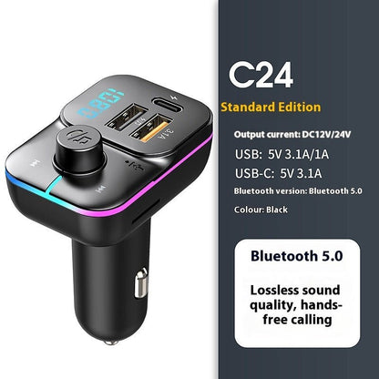 Car Bluetooth MP3 Player Charger - Vexaro.ro