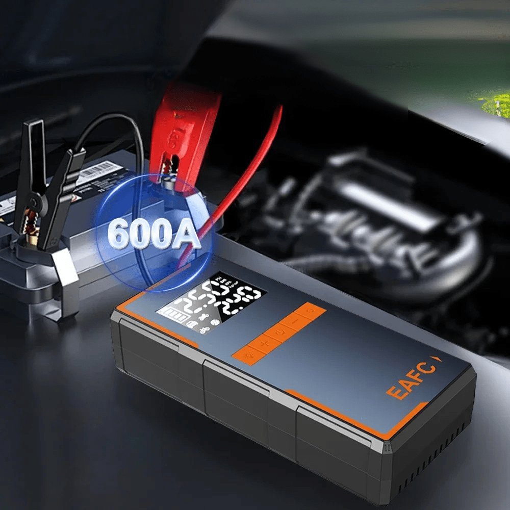 Compresor Auto cu Pornire de Urgenta 4 in 1 - Vexaro.ro