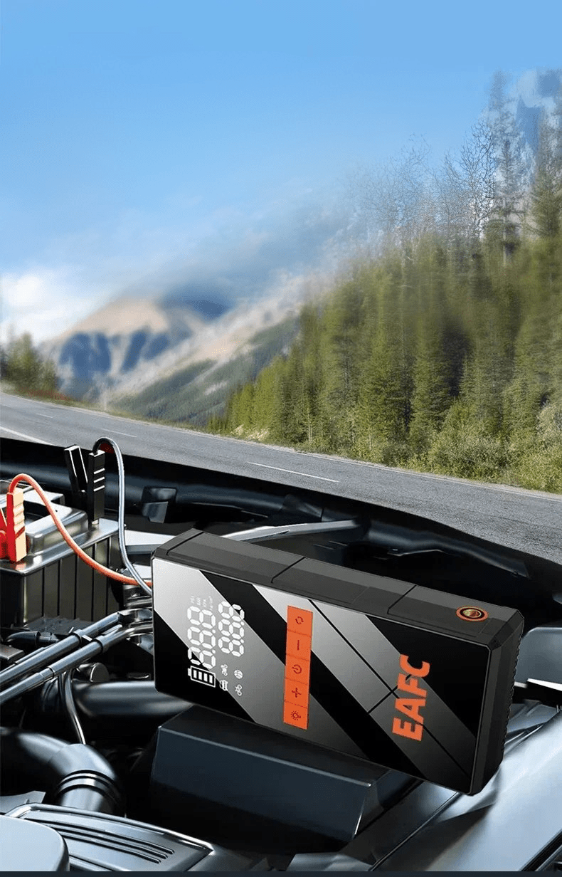 Compresor Auto cu Pornire de Urgenta 4 in 1 - Vexaro.ro