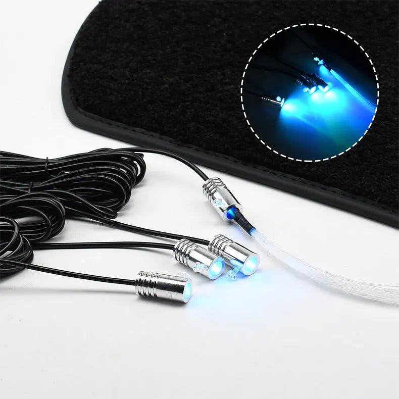 Covoraș Auto Starlight cu Lumini LED RGB - Control prin Aplicatie si Telecomandă, 12V - Vexaro.ro
