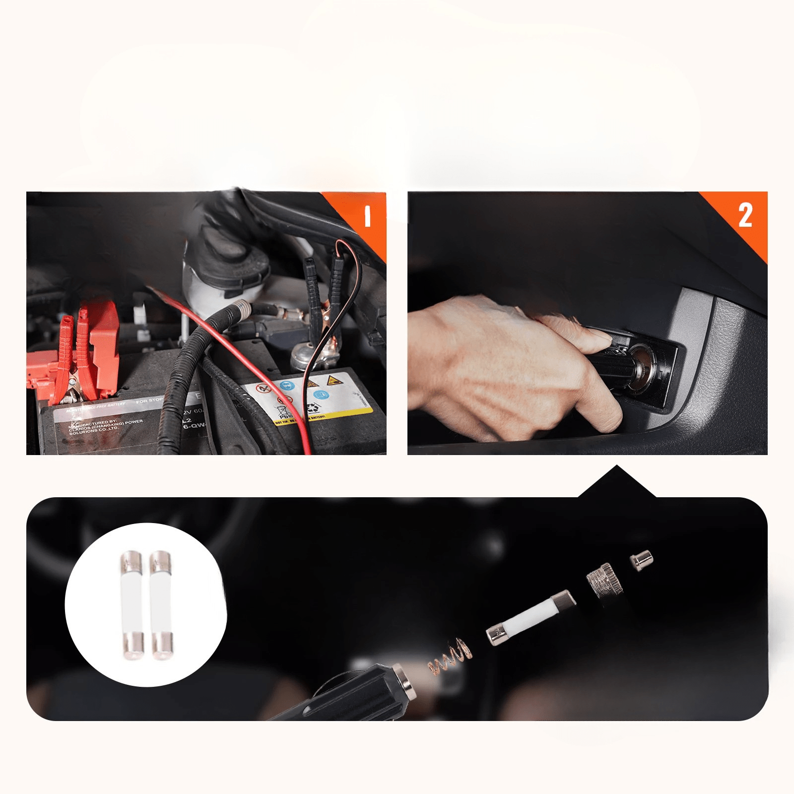 Cric Electric Hidraulic Auto 5T cu Pompa Integrata, LED si Compresor Aer - Vexaro.ro