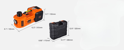 Cric Electric Hidraulic Auto 5T cu Pompa Integrata, LED si Compresor Aer - Vexaro.ro