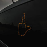 Funny New LED Illuminated Gesture Light Car Finger Light With Remote Road Rage Signs Middle Finger Gesture Light Hand Lamp - Vexaro.ro