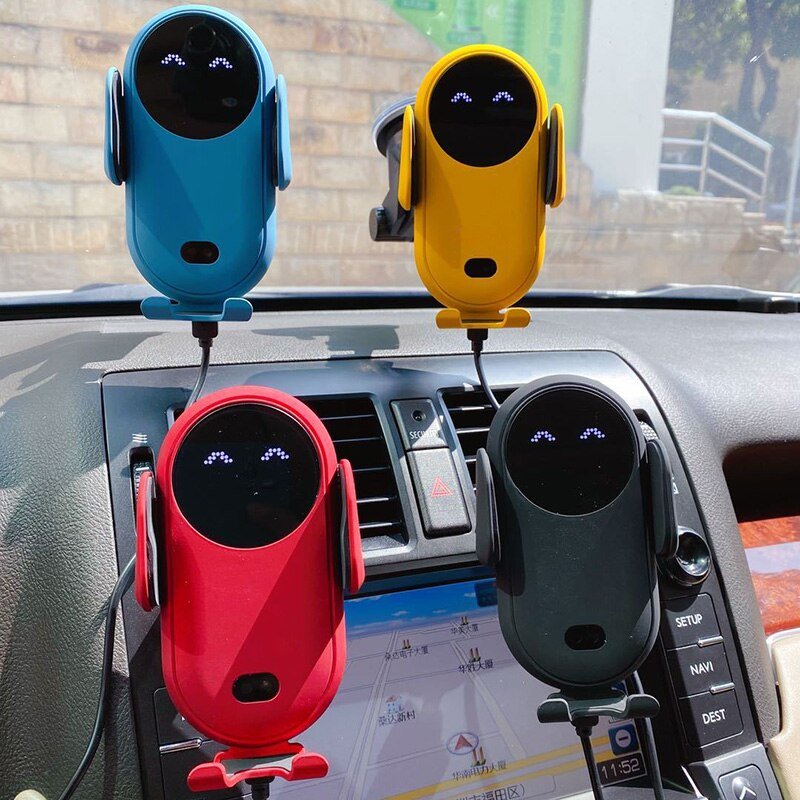 Infrared Induction Car Wireless Charger Car Phone Holder - Vexaro.ro