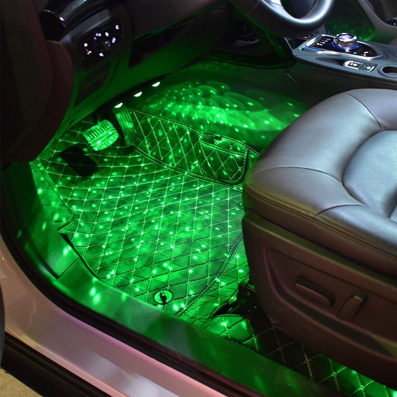 Lampă Ambientala Auto USB – Lumini Ambientale RGB cu Telecomanda - Vexaro.ro