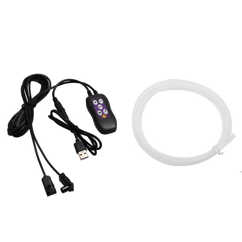 Lampă Neon LED Ambianță Auto USB – Consolă Centrală, Schimbare Culori - Vexaro.ro