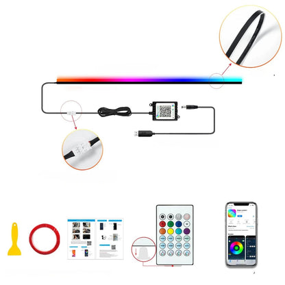 Lumini Ambientale Auto RGB 22 în 1 – 64 Culori LED, Control Bluetooth, Compatibil BMW - Vexaro.ro