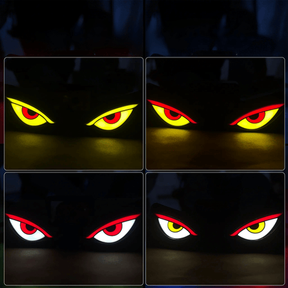 Lumini LED Demon Eye pentru Parbriz Auto – Încărcare Solară & USB - C - Vexaro.ro