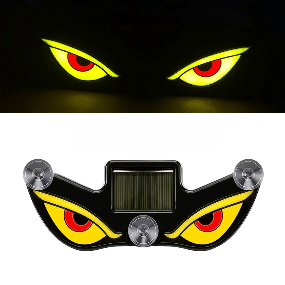 Lumini LED Demon Eye pentru Parbriz Auto – Încărcare Solară & USB - C - Vexaro.ro