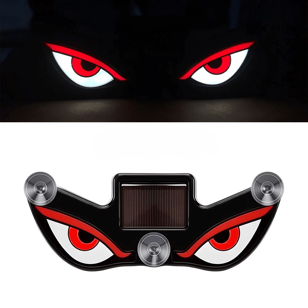 Lumini LED Demon Eye pentru Parbriz Auto – Încărcare Solară & USB - C - Vexaro.ro