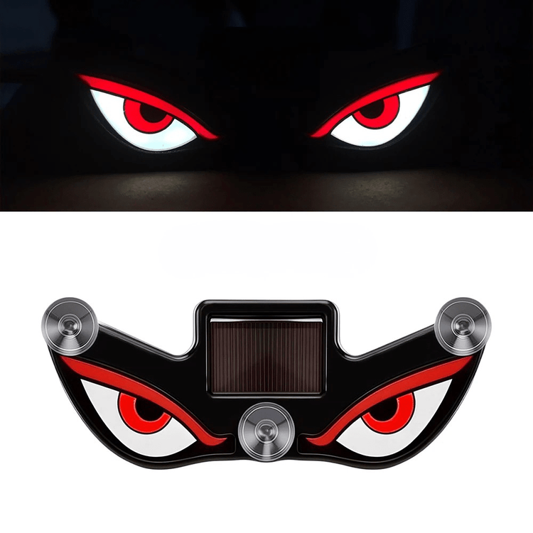 Lumini LED Demon Eye pentru Parbriz Auto – Încărcare Solară & USB - C - Vexaro.ro