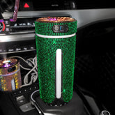Luxury Diamond Car Humidifier LED Light Car Diffuser Auto Air Purifier Aromatherapy Diffuser Air Freshener Car Accessories For Woman - Vexaro.ro