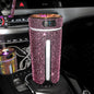 Luxury Diamond Car Humidifier LED Light Car Diffuser Auto Air Purifier Aromatherapy Diffuser Air Freshener Car Accessories For Woman - Vexaro.ro