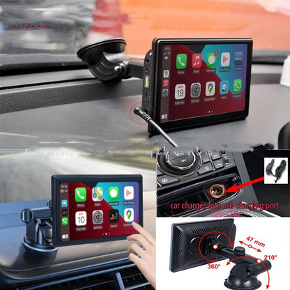 Navigator Portabil IPS 7 Inch cu CarPlay și Android Auto Wireless - Vexaro.ro