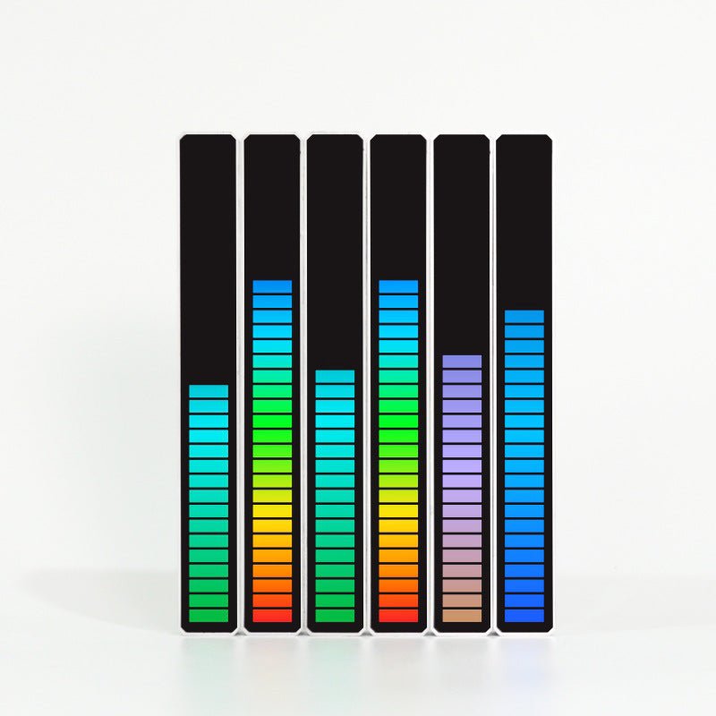 New Car Sound Control Light RGB Voice - Activated Music Rhythm Ambient Light With 32 LED 18 Colors Car Home Decoration Lamp - Vexaro.ro