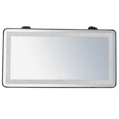 Oglindă de Machiaj cu Lumină LED – 3 Moduri de Iluminare, Reîncărcabilă USB - Vexaro.ro