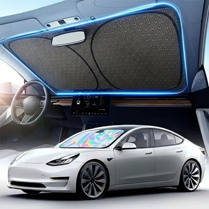 Parasolar Pliabil pentru Parbriz Auto Universal - Protecție UV și Izolare Termică - Vexaro.ro