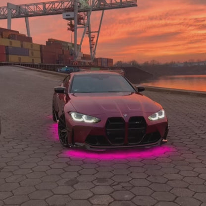 Colorful Car Underglow Lights with Flowing Effect – Chassis Decoration, Spectacular
