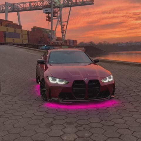 Colorful Car Underglow Lights with Flowing Effect – Chassis Decoration, Spectacular
