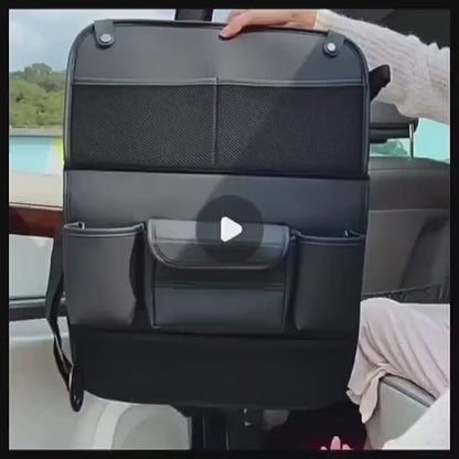 Organizator Auto Spate Scaun cu Tăviță Rabatabilă si Suport Tabletă