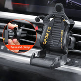 Racing Seat Shape Car Phone Holder Auto Air Vent Mobile Phone Clip 360 Degree Rotatable Car Cellphone Rack For Car Interior - Vexaro.ro