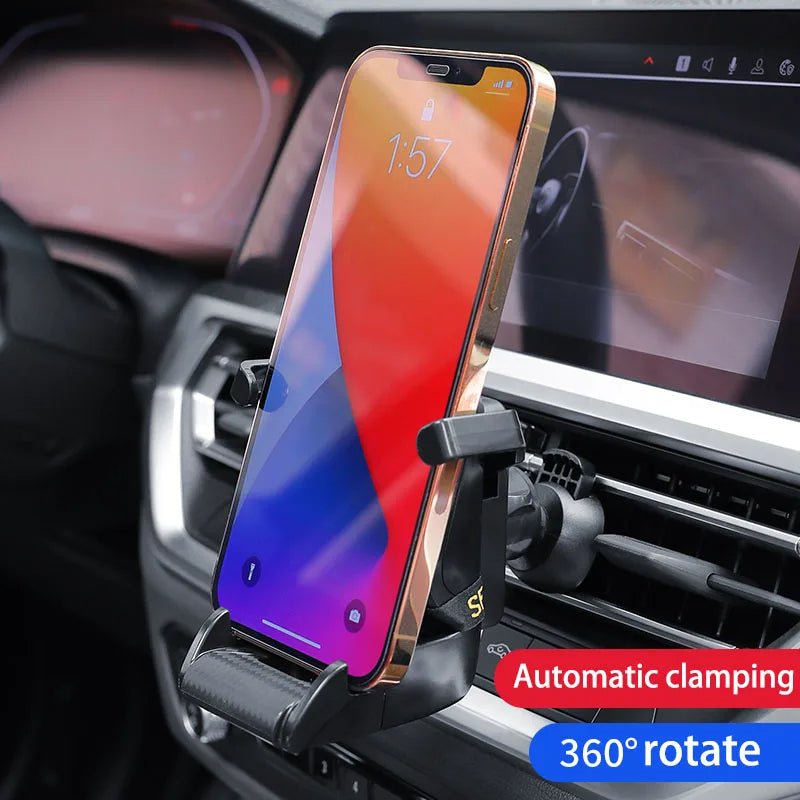Racing Seat Shape Car Phone Holder Auto Air Vent Mobile Phone Clip 360 Degree Rotatable Car Cellphone Rack For Car Interior - Vexaro.ro