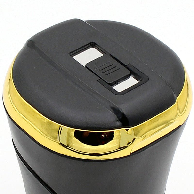 Recipient Auto USB cu LED si Capac - Vexaro.ro
