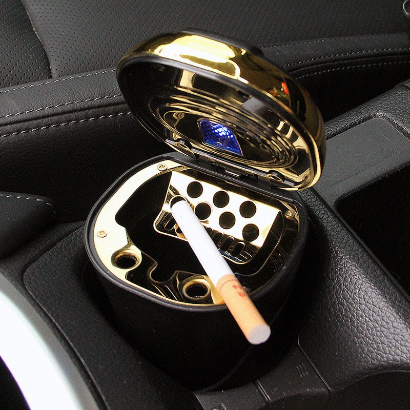 Recipient Auto USB cu LED si Capac - Vexaro.ro