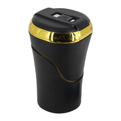 Recipient Auto USB cu LED si Capac - Vexaro.ro