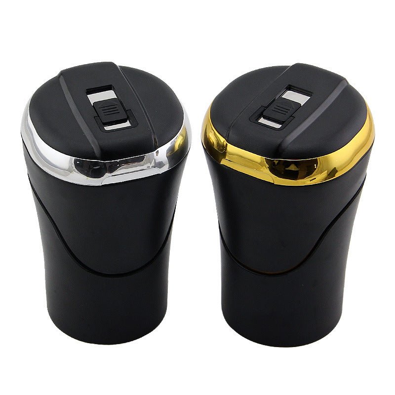 Recipient Auto USB cu LED si Capac - Vexaro.ro