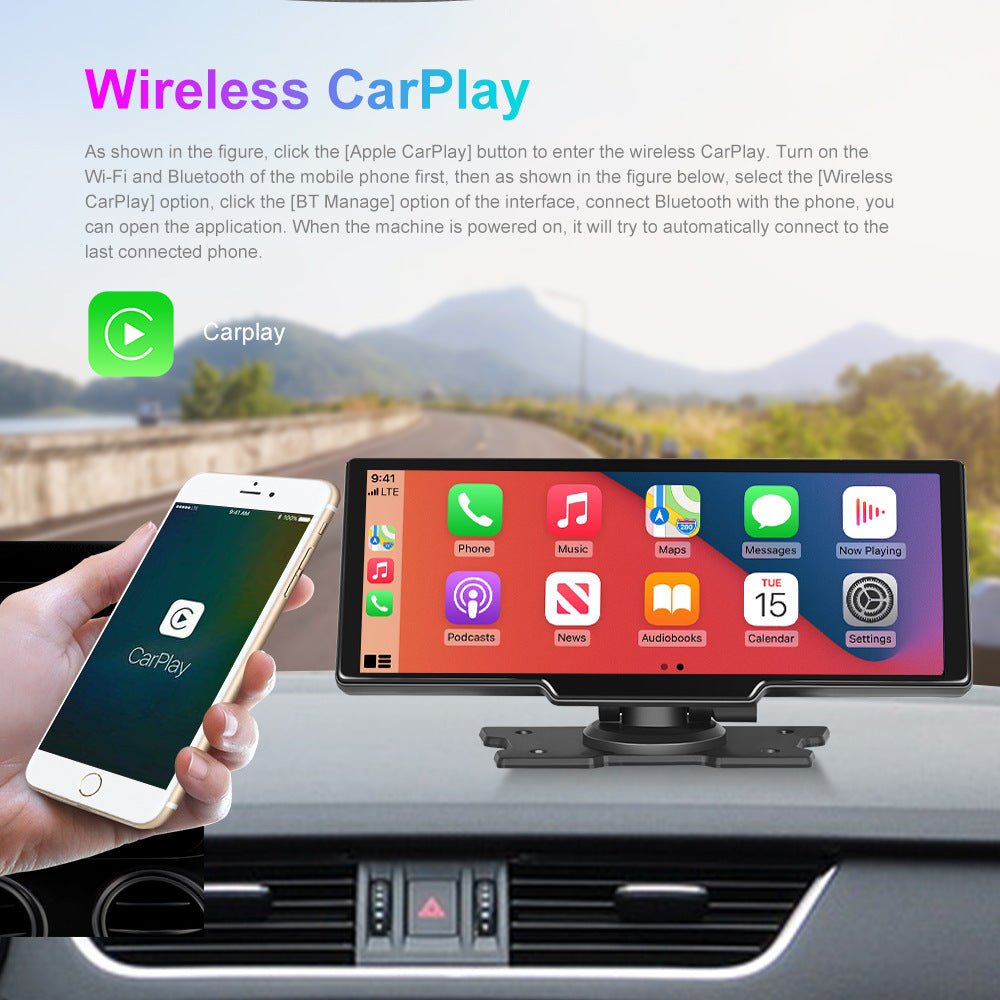 Smart Player With Wireless Carplay Two - way Video - Vexaro.ro