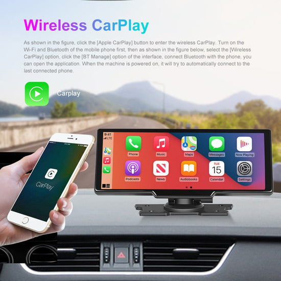 Smart Player With Wireless Carplay Two - way Video - Vexaro.ro