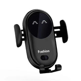 Suport Telefon Auto cu Încărcare Wireless 10W – Senzor Infraroșu, 360° - Vexaro.ro