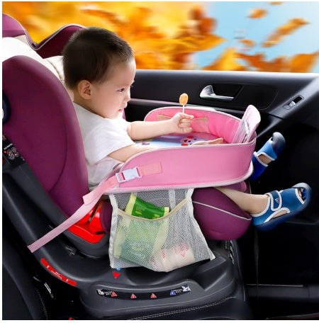 Tăviță Masă Auto pentru Copii – Prindere Scaun Bebe, Multifuncțională - Vexaro.ro